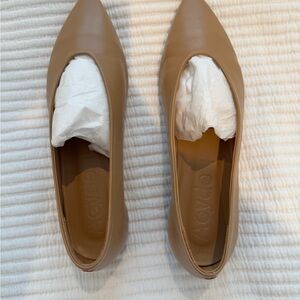 Aeyde Betty Hazelnut Nappa Leather Flats